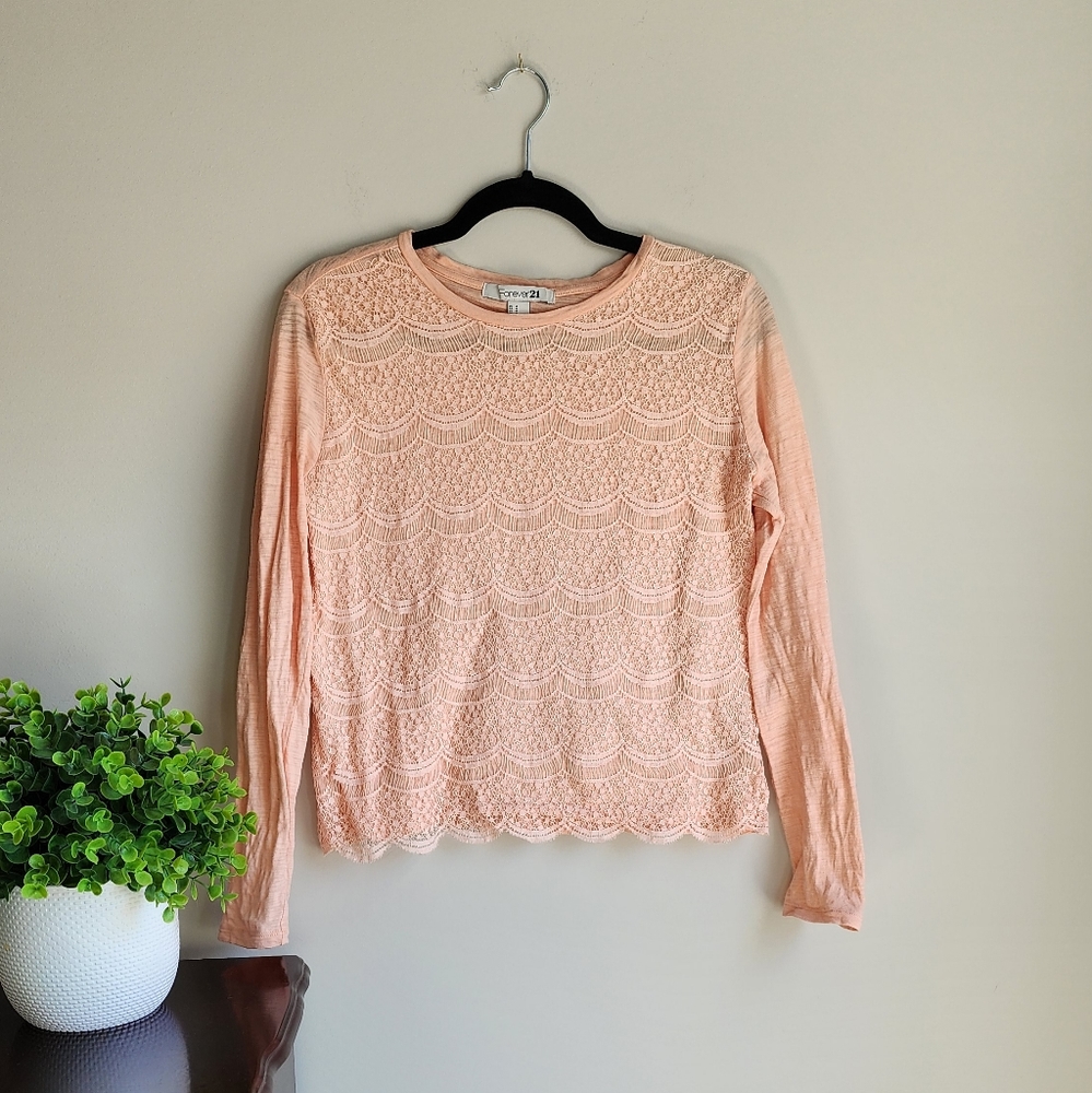 F21 Lace Long Sleeve